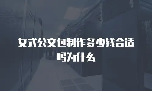 女式公文包制作多少钱合适吗为什么