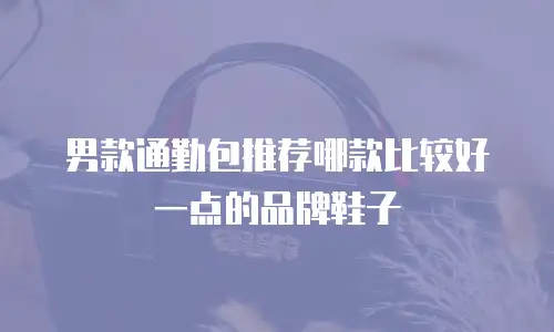 男款通勤包推荐哪款比较好一点的品牌鞋子
