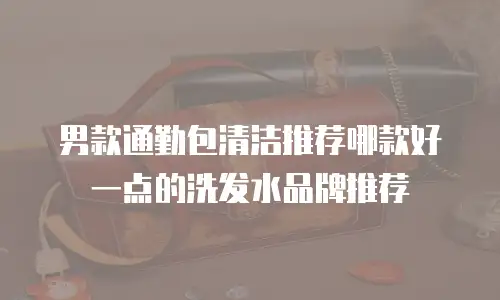 男款通勤包清洁推荐哪款好一点的洗发水品牌推荐