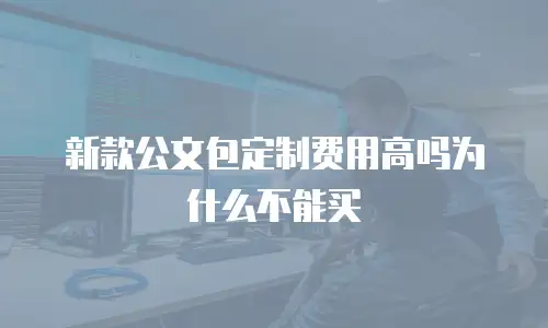 新款公文包定制费用高吗为什么不能买
