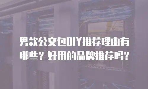 男款公文包DIY推荐理由有哪些？好用的品牌推荐吗？