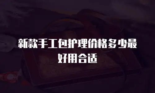 新款手工包护理价格多少最好用合适