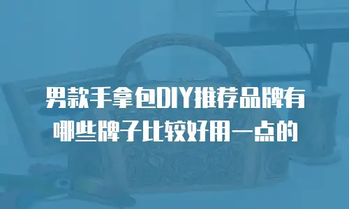 男款手拿包DIY推荐品牌有哪些牌子比较好用一点的