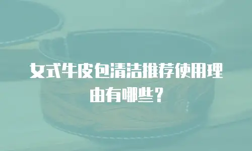 女式牛皮包清洁推荐使用理由有哪些？