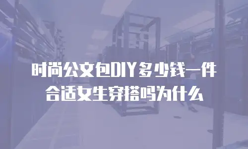 时尚公文包DIY多少钱一件合适女生穿搭吗为什么