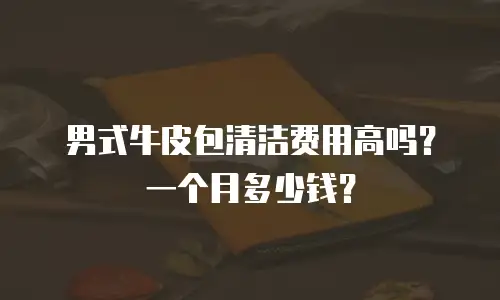 男式牛皮包清洁费用高吗？一个月多少钱？