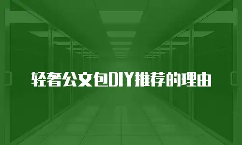 轻奢公文包DIY推荐的理由