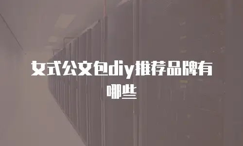 女式公文包diy推荐品牌有哪些