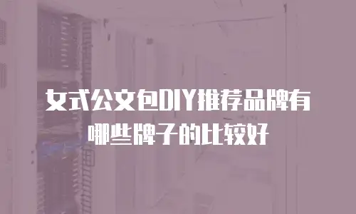 女式公文包DIY推荐品牌有哪些牌子的比较好