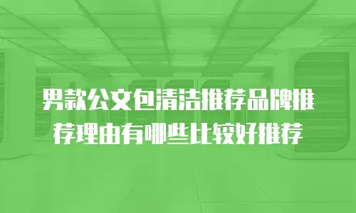 男款公文包清洁推荐品牌推荐理由有哪些比较好推荐