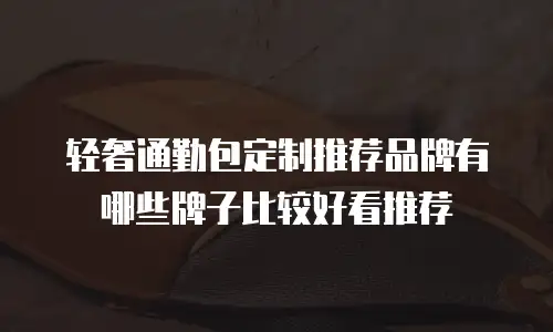 轻奢通勤包定制推荐品牌有哪些牌子比较好看推荐