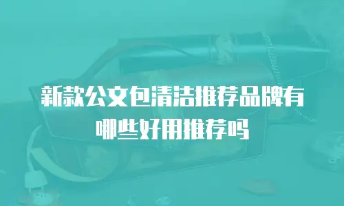 新款公文包清洁推荐品牌有哪些好用推荐吗