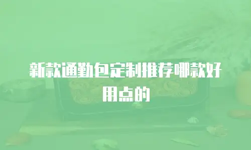 新款通勤包定制推荐哪款好用点的