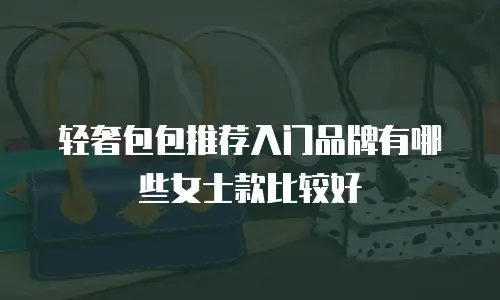 轻奢包包推荐入门品牌有哪些女士款比较好