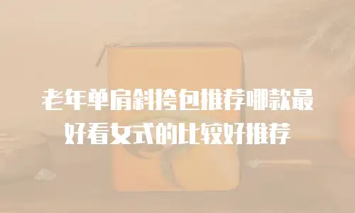 老年单肩斜挎包推荐哪款最好看女式的比较好推荐