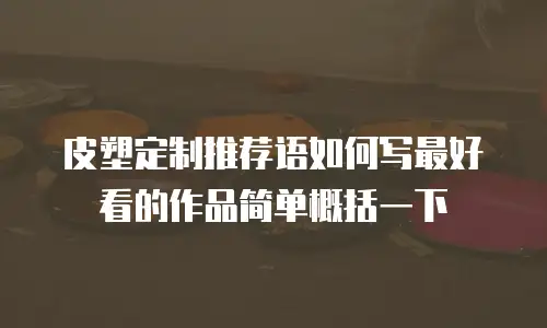 皮塑定制推荐语如何写最好看的作品简单概括一下
