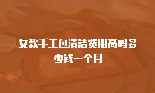 女款手工包清洁费用高吗多少钱一个月