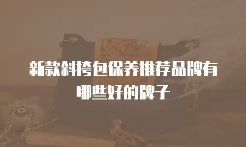 新款斜挎包保养推荐品牌有哪些好的牌子