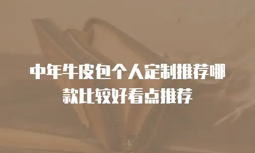 中年牛皮包个人定制推荐哪款比较好看点推荐