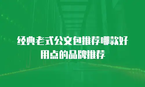 经典老式公文包推荐哪款好用点的品牌推荐