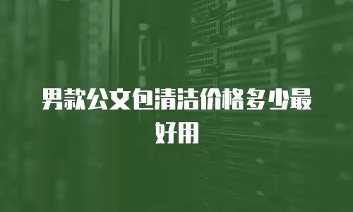 男款公文包清洁价格多少最好用