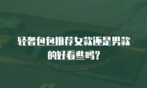 轻奢包包推荐女款还是男款的好看些吗？