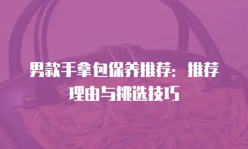 男款手拿包保养推荐：推荐理由与挑选技巧