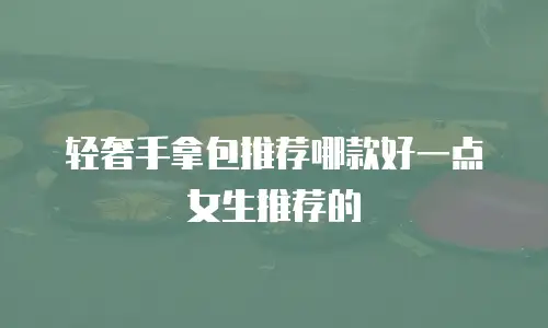 轻奢手拿包推荐哪款好一点女生推荐的