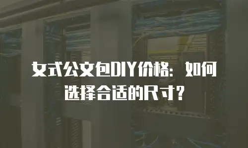 女式公文包DIY价格：如何选择合适的尺寸？