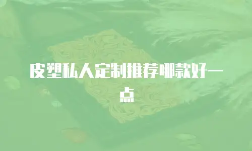 皮塑私人定制推荐哪款好一点