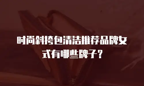 时尚斜挎包清洁推荐品牌女式有哪些牌子？