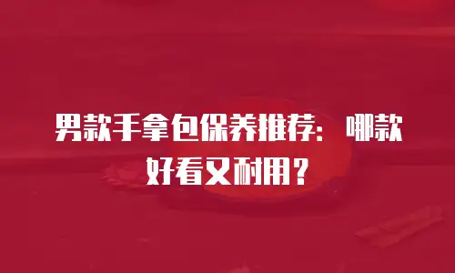 男款手拿包保养推荐：哪款好看又耐用？