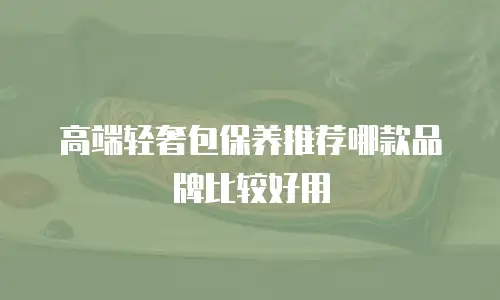 高端轻奢包保养推荐哪款品牌比较好用