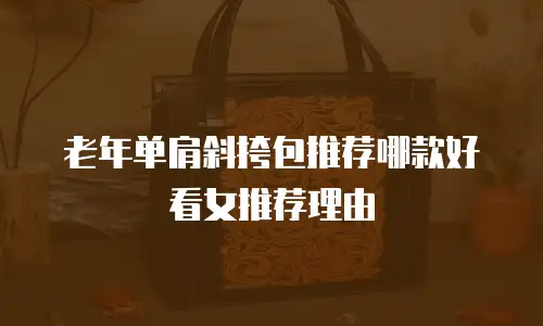 老年单肩斜挎包推荐哪款好看女推荐理由