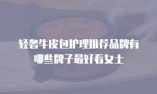 轻奢牛皮包护理推荐品牌有哪些牌子最好看女士