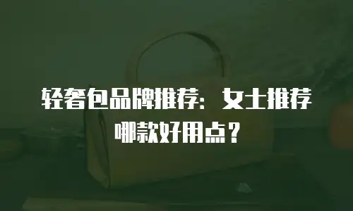 轻奢包品牌推荐：女士推荐哪款好用点？