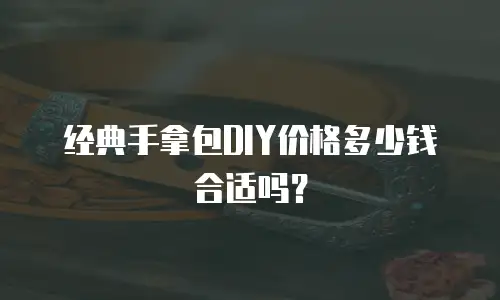 经典手拿包DIY价格多少钱合适吗？