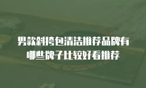 男款斜挎包清洁推荐品牌有哪些牌子比较好看推荐