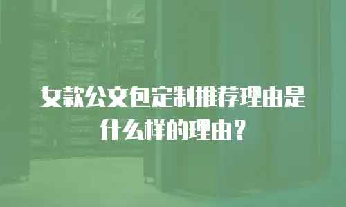 女款公文包定制推荐理由是什么样的理由？