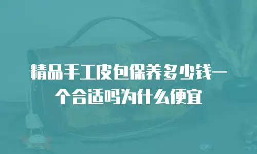 精品手工皮包保养多少钱一个合适吗为什么便宜