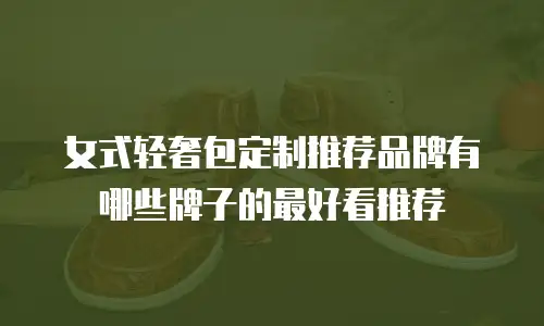 女式轻奢包定制推荐品牌有哪些牌子的最好看推荐