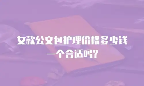 女款公文包护理价格多少钱一个合适吗？