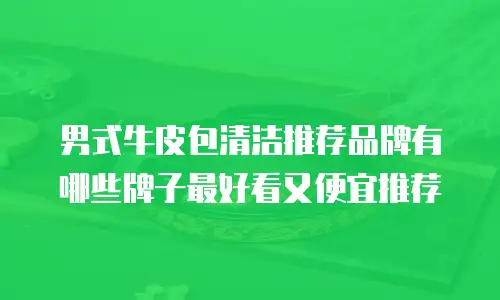 男式牛皮包清洁推荐品牌有哪些牌子最好看又便宜推荐