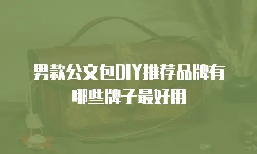 男款公文包DIY推荐品牌有哪些牌子最好用