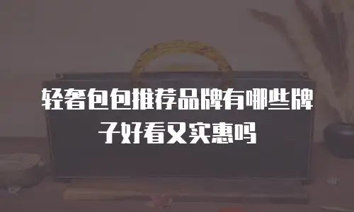 轻奢包包推荐品牌有哪些牌子好看又实惠吗