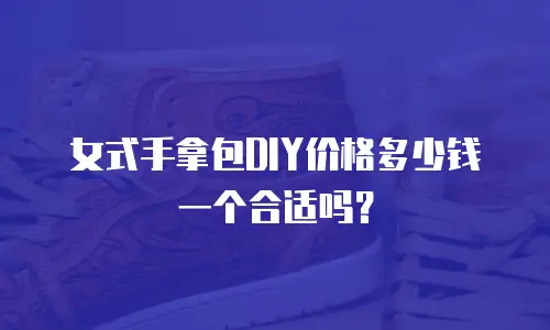 女式手拿包DIY价格多少钱一个合适吗？