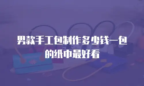 男款手工包制作多少钱一包的纸巾最好看