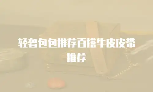 轻奢包包推荐百搭牛皮皮带推荐