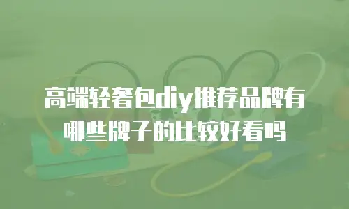 高端轻奢包diy推荐品牌有哪些牌子的比较好看吗