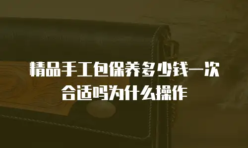 精品手工包保养多少钱一次合适吗为什么操作